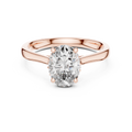 Minimalist Oval Engagement Ring