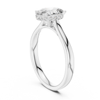 Minimalist Oval Engagement Ring