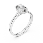 Minimalist Oval Engagement Ring