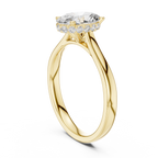 Minimalist Oval Engagement Ring
