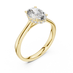 Minimalist Oval Engagement Ring