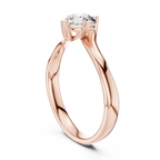 Graceful Twist Gold Solitaire