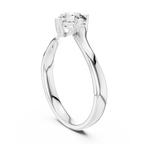 Graceful Twist Gold Solitaire