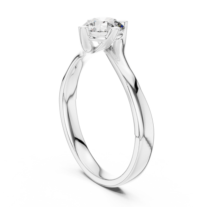 Graceful Twist Gold Solitaire