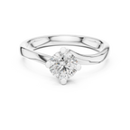 Graceful Twist Gold Solitaire