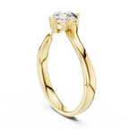 Graceful Twist Gold Solitaire