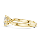 Graceful Twist Gold Solitaire