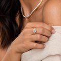 Classic Round Lab Grown Diamond Solitaire Engagement Ring
