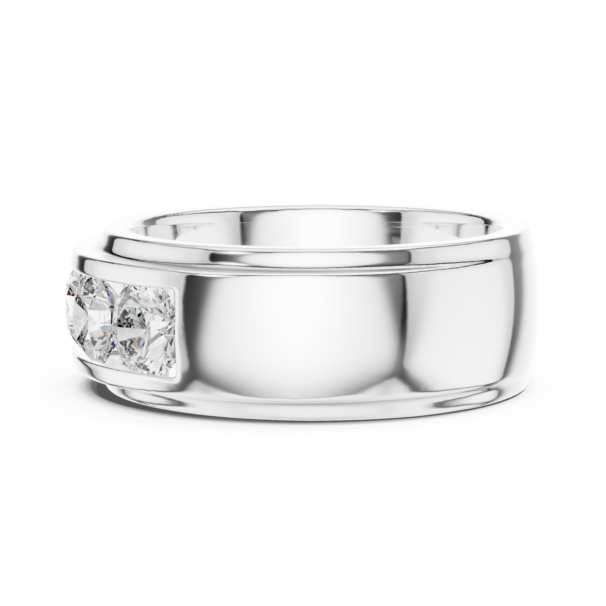 A Bold Five-Stone Diamond Band