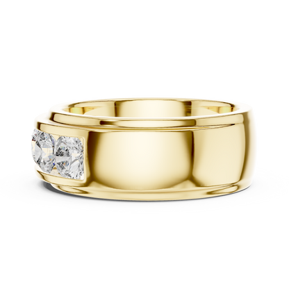 A Bold Five-Stone Diamond Band