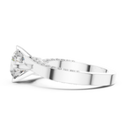 Brilliant Round Diamond on a Modern Channel-Set Diamond Band