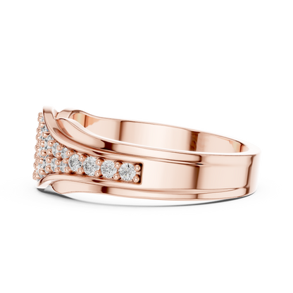 A Brilliant Diamond Cluster Band