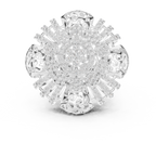 Radial Cluster Ring with Sculptural Filigree & Brilliant