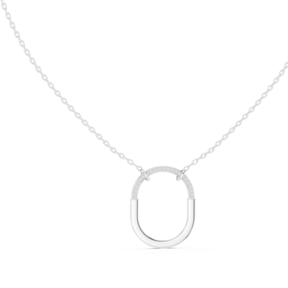 Premium Rose Gold Diamond Link Necklace