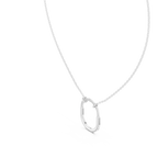Premium Rose Gold Diamond Link Necklace