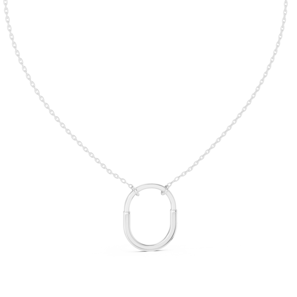 Premium Rose Gold Diamond Link Necklace