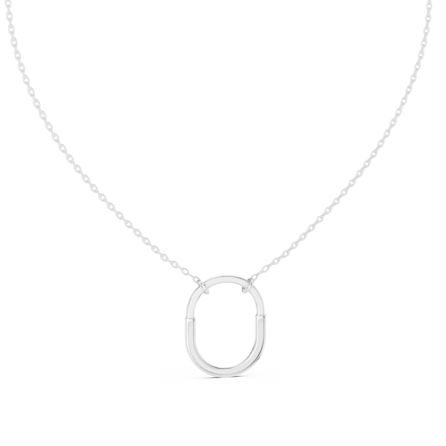 Premium Rose Gold Diamond Link Necklace