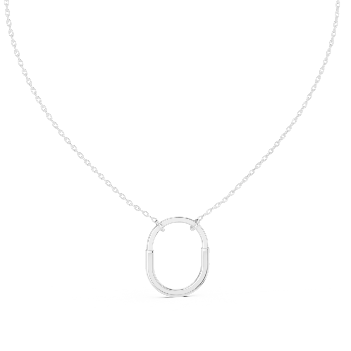 Premium Rose Gold Diamond Link Necklace