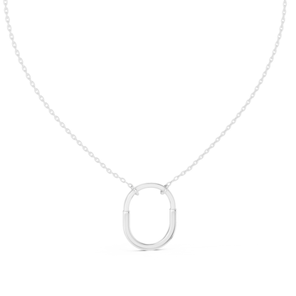 Premium Rose Gold Diamond Link Necklace
