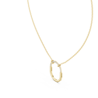 Premium Rose Gold Diamond Link Necklace