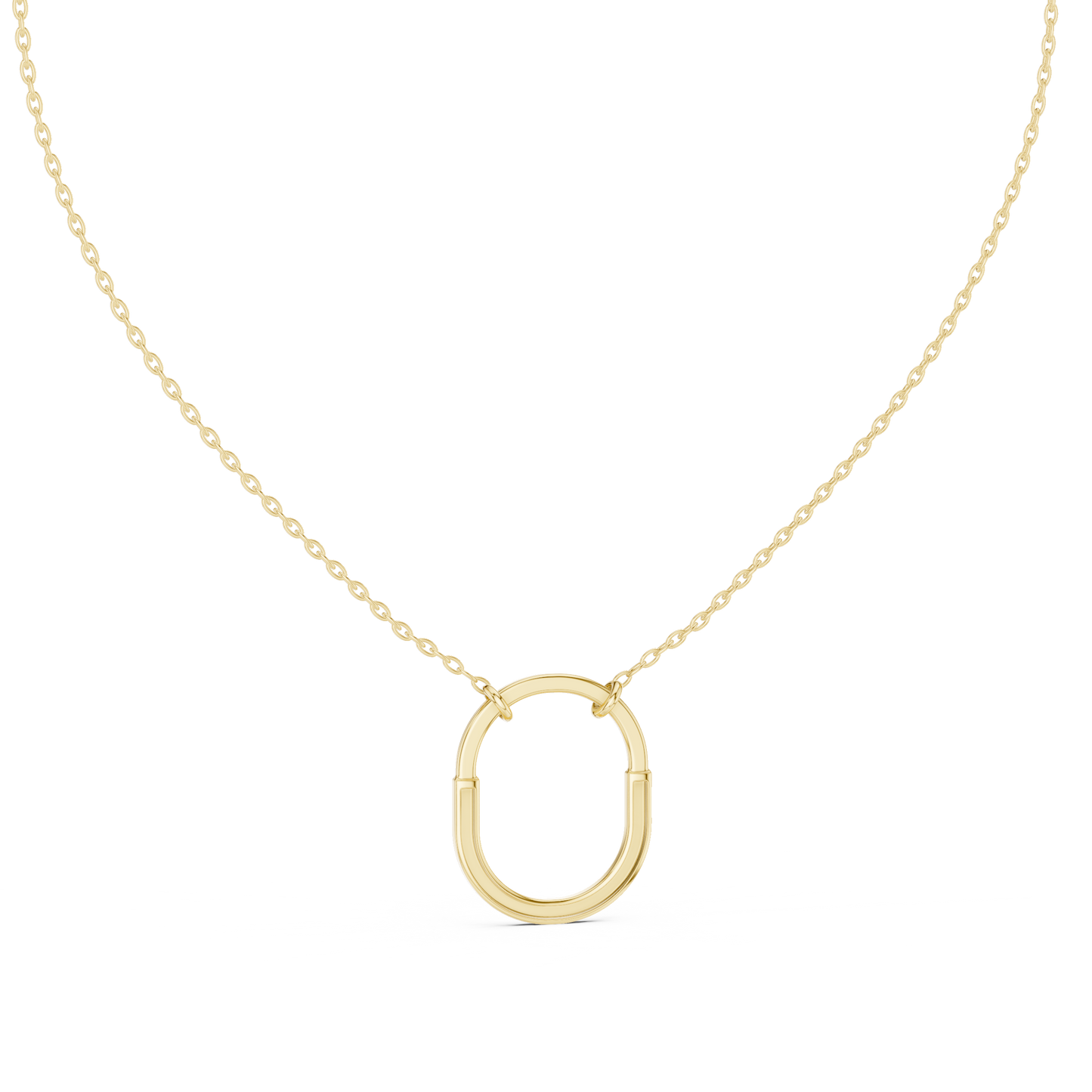Premium Rose Gold Diamond Link Necklace