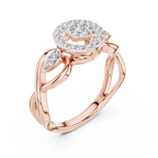 Graceful Bloom Circle Ring