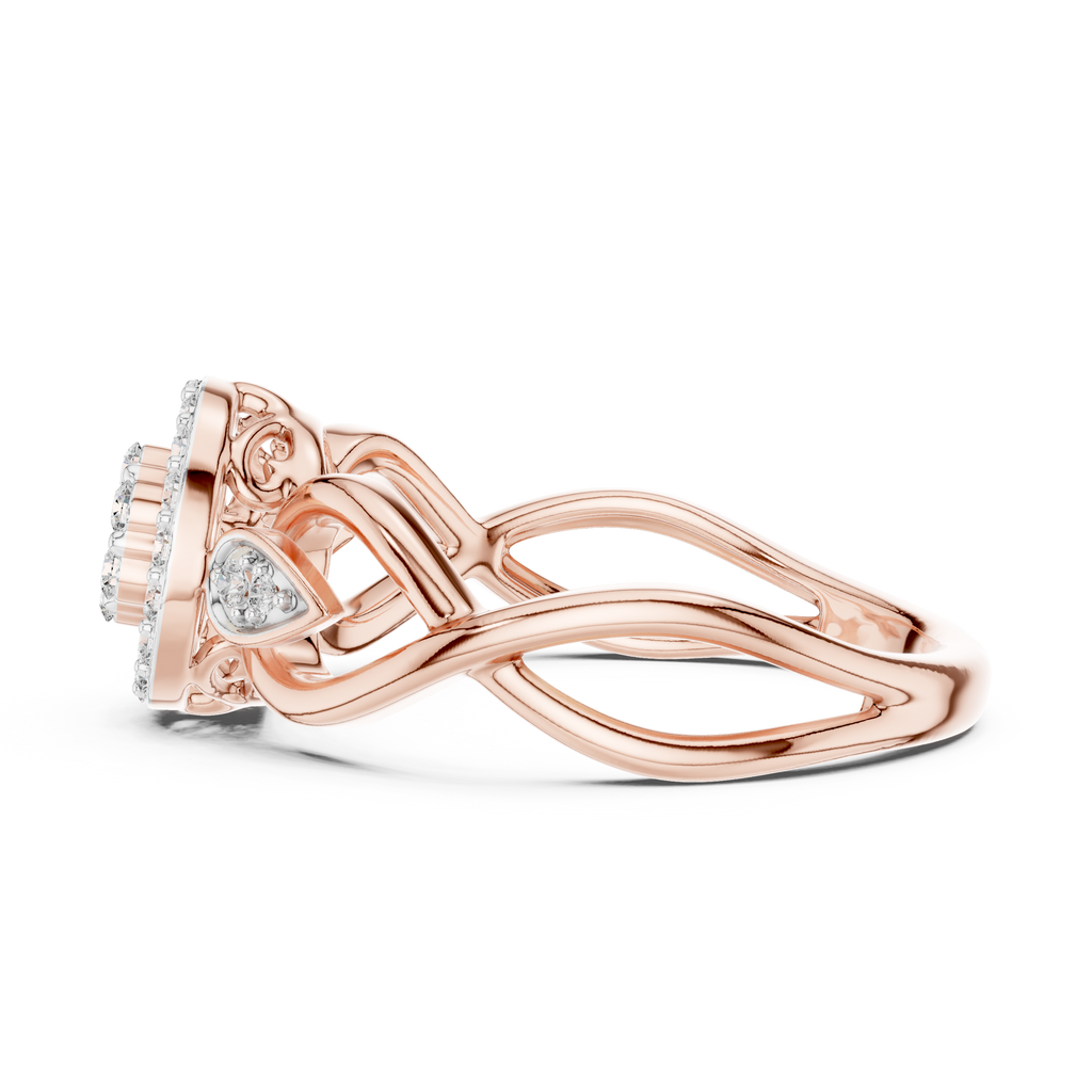 Graceful Bloom Circle Ring