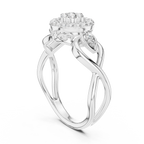 Graceful Bloom Circle Ring