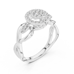 Graceful Bloom Circle Ring