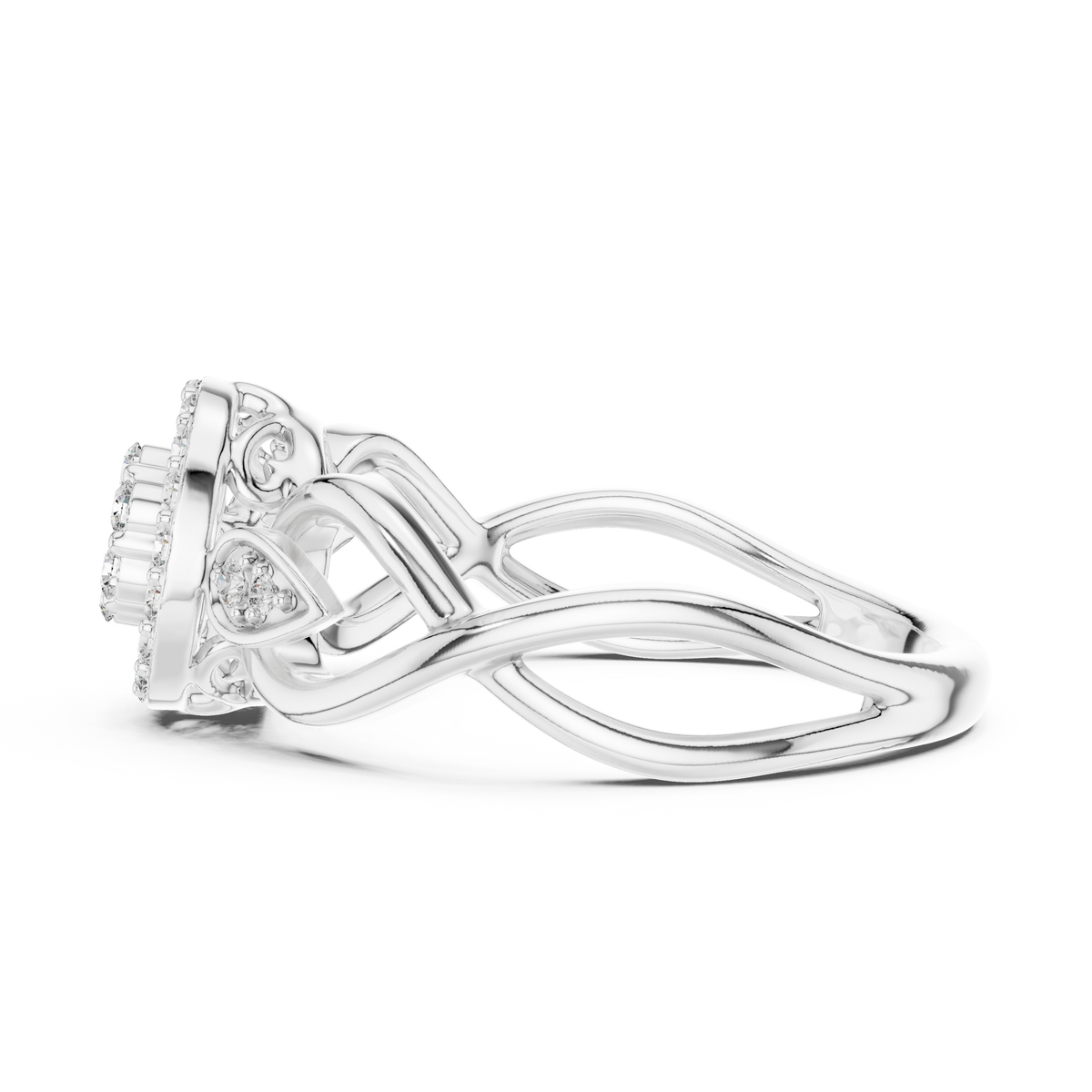 Graceful Bloom Circle Ring