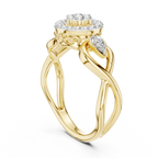 Graceful Bloom Circle Ring