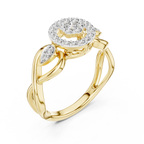 Graceful Bloom Circle Ring