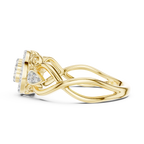Graceful Bloom Circle Ring