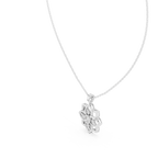 Premium  Flower Shape Diamond Necklace