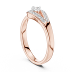 Timeless Teardrop Halo Diamond Ring