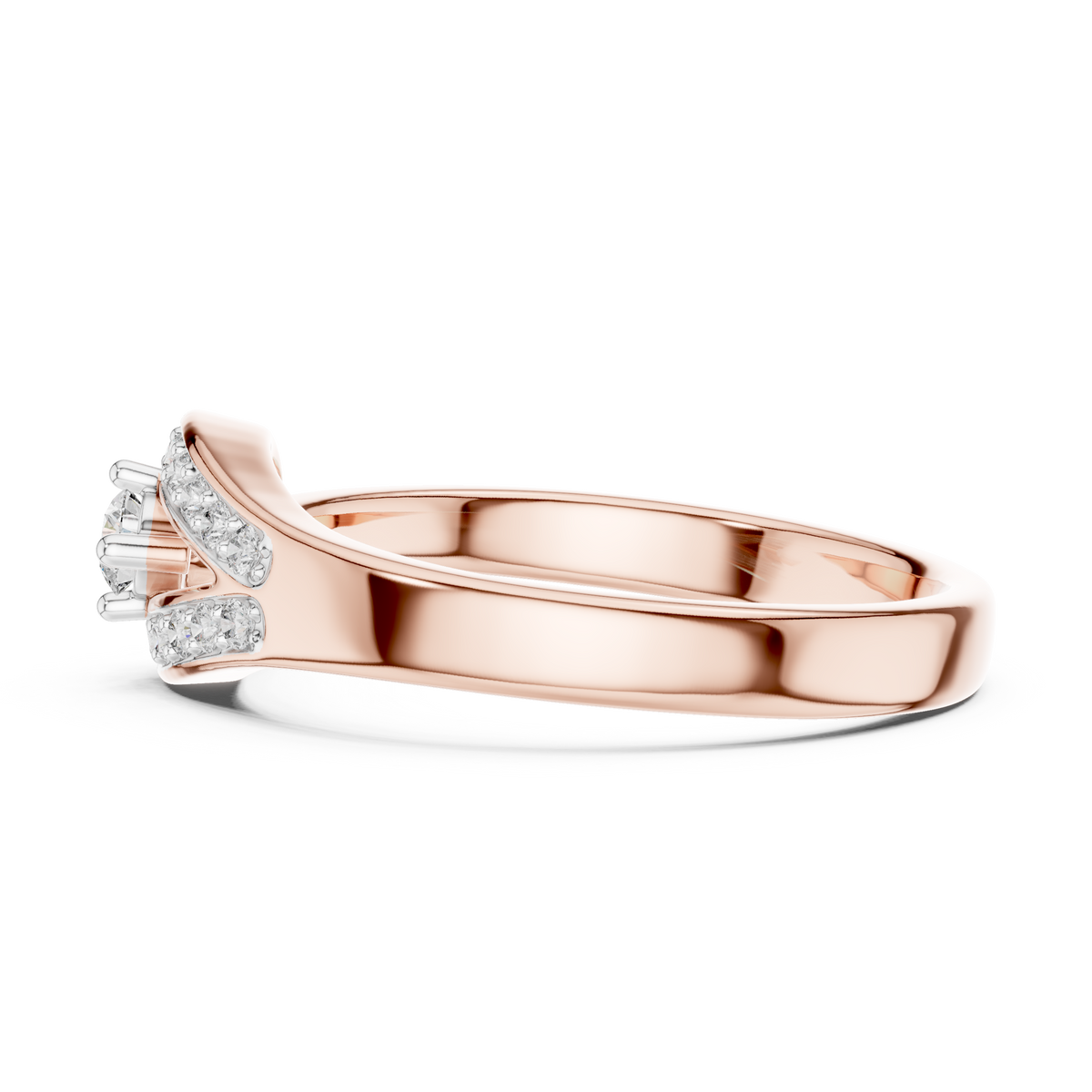 Timeless Teardrop Halo Diamond Ring