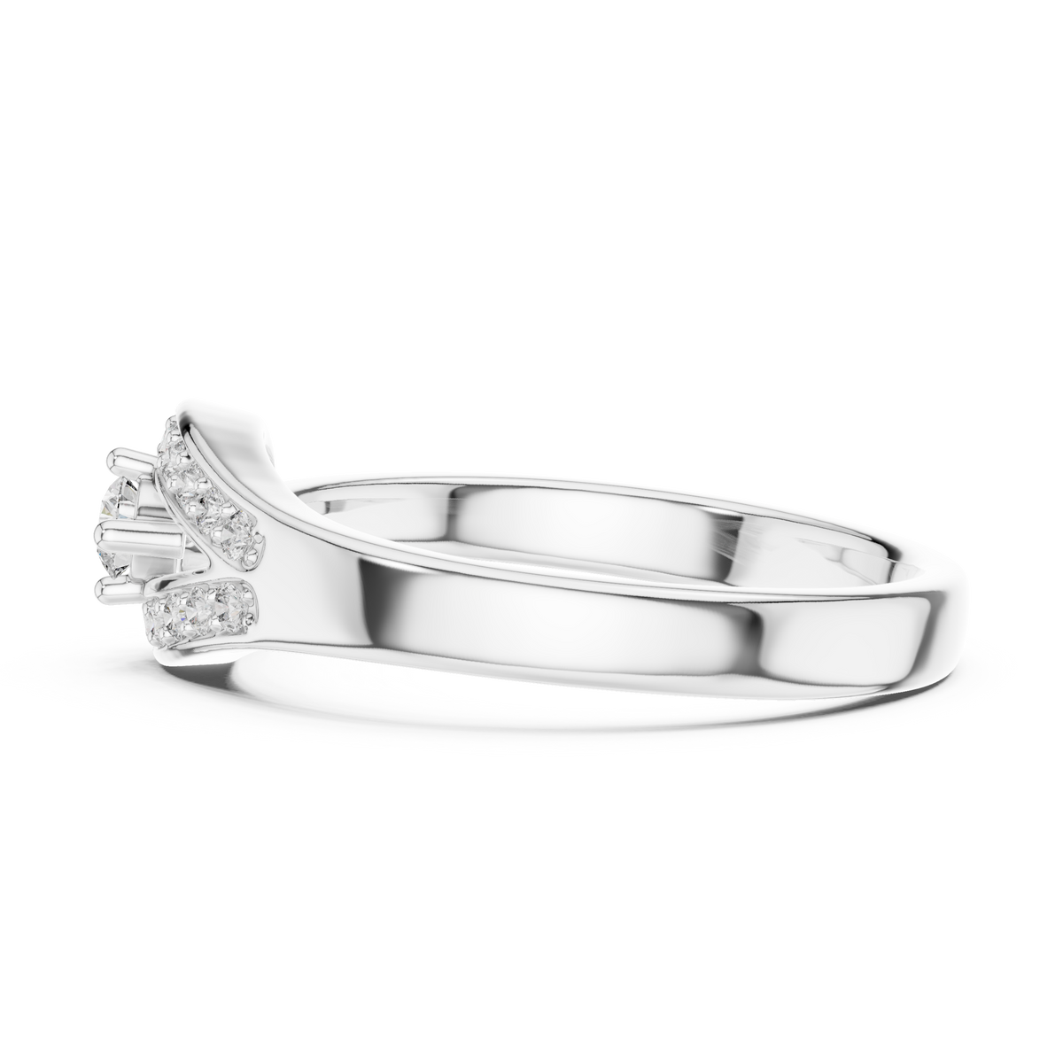 Timeless Teardrop Halo Diamond Ring