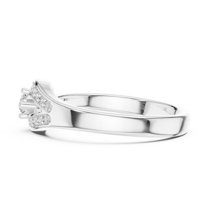 Timeless Teardrop Halo Diamond Ring