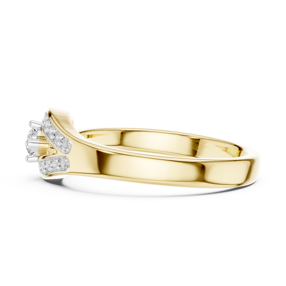 Timeless Teardrop Halo Diamond Ring