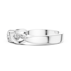 Classic Infinity Style Diamond Gold Ring