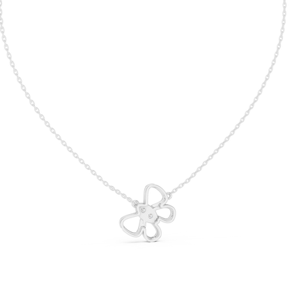 Designer Rose Gold Butterfly Pendant Necklace