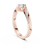 Timeless Round Diamond Accent Gold Ring