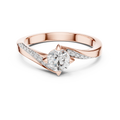 Timeless Round Diamond Accent Gold Ring