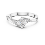 Timeless Round Diamond Accent Gold Ring