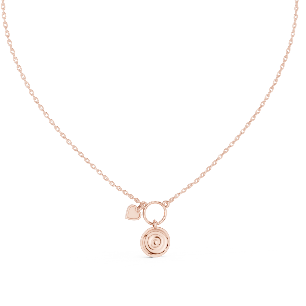 Luxury Rose Gold Protection Evil Eye Pendant Necklace