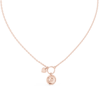 Luxury Rose Gold Protection Evil Eye Pendant Necklace