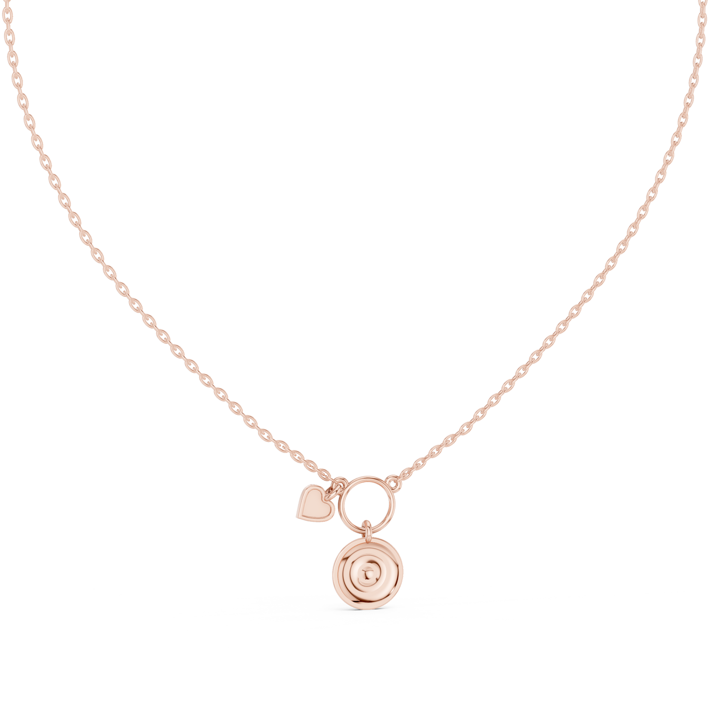 Luxury Rose Gold Protection Evil Eye Pendant Necklace
