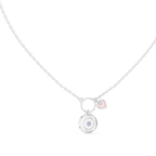 Luxury Rose Gold Protection Evil Eye Pendant Necklace