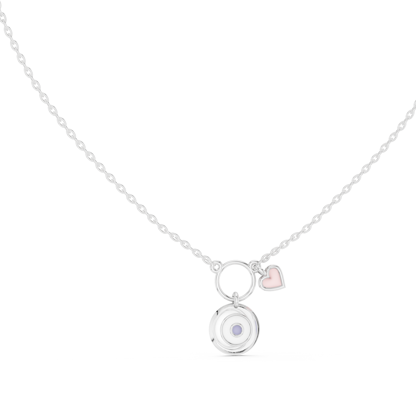 Luxury Rose Gold Protection Evil Eye Pendant Necklace