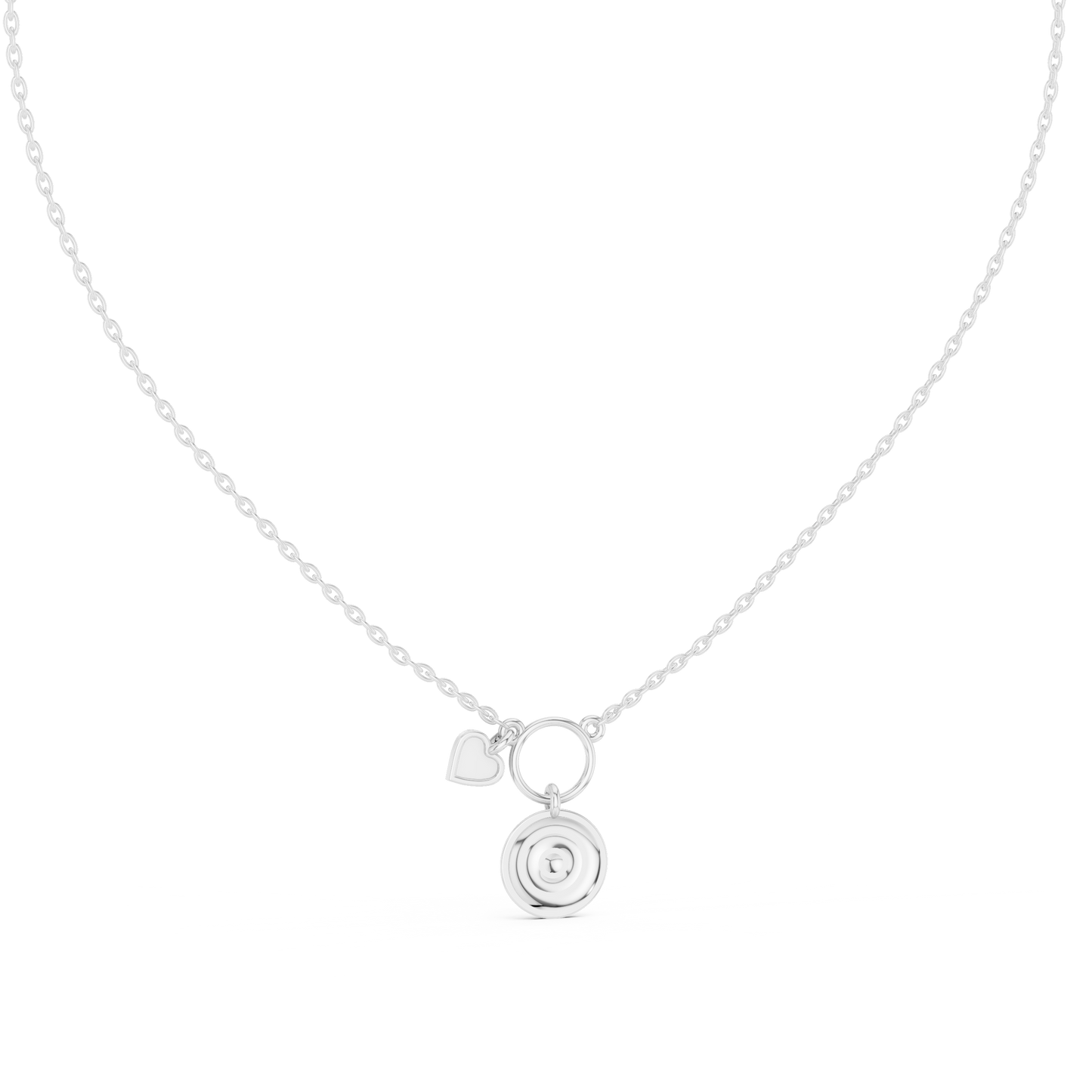 Luxury Rose Gold Protection Evil Eye Pendant Necklace